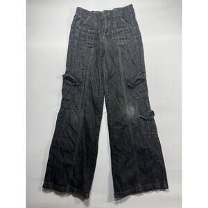 BDG Urban Outfitters Women's Black Baggy Y2K Cargo Jeans - Size XS (28x32)